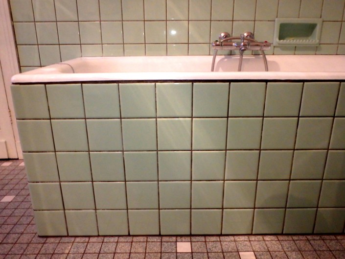 Baignoire avant découpe Avant découpe