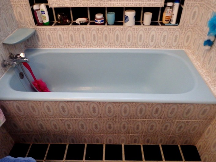 Baignoire avant découpe Avant découpe
