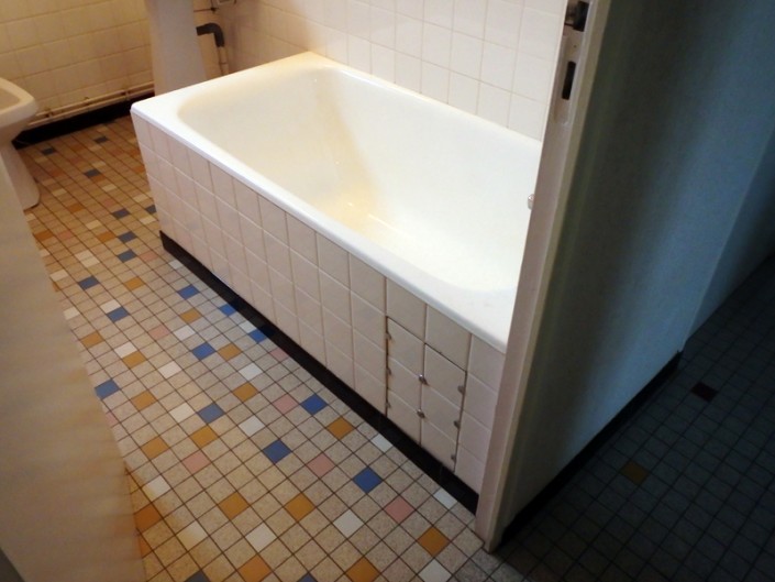 Découpe de baignoire SO BAIN Avant découpe