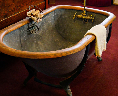 Baignoire en cuivre du 18ème siècle